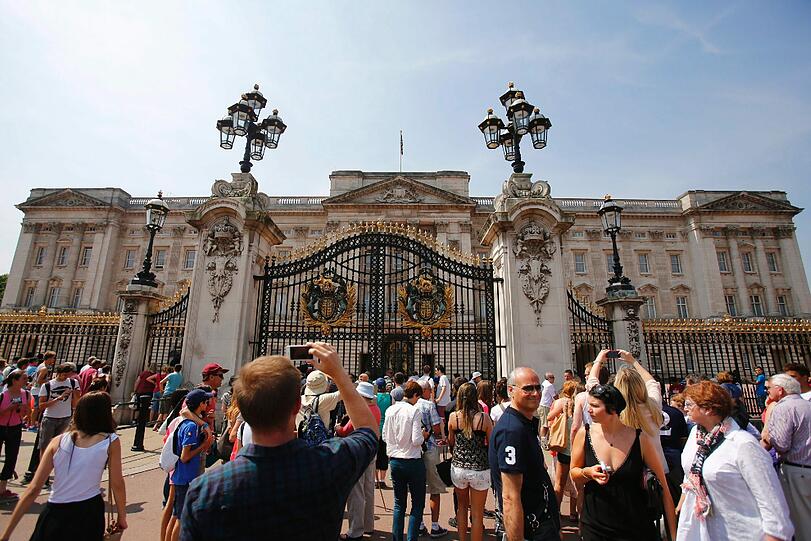 London wartet auf das Royal Baby