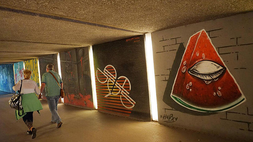 An vielen verschiedenen Orten in München ist Graffiti-Kunst zu sehen.