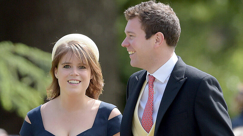 Prinzessin Eugenie und Jack Brooksbank bei der Hochzeit von James Matthews und Pippa Middleton.