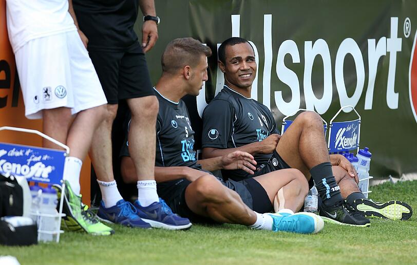 Im Trainingslager in Bad Häring: Leonardo ist angekommen. Noch ist für ihn bei seinem neuen Klub alles gut.