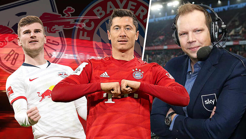 Duell der Ballermänner: Bayerns Robert Lewandowski (m., 22 Tore in der Liga) trifft auf den Leipziger Timo Werner (l.), der immerhin schon 20 Mal getroffen hat. Vor dem Kracher am Sonntag vergleicht Experte Wolff-Christoph Fuss die beiden Mannschaften miteinander. Duell der Ballermänner: Bayerns Robert Lewandowski (m., 22 Tore in der Liga) trifft auf den Leipziger Timo Werner (l.), der immerhin schon 20 Mal getroffen hat. Vor dem Kracher am Sonntag vergleicht Experte Wolff-Christoph Fuss die beiden Mannschaften miteinander.