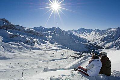 Ein Genuss: Die sonnigen Pisten von Ischgl