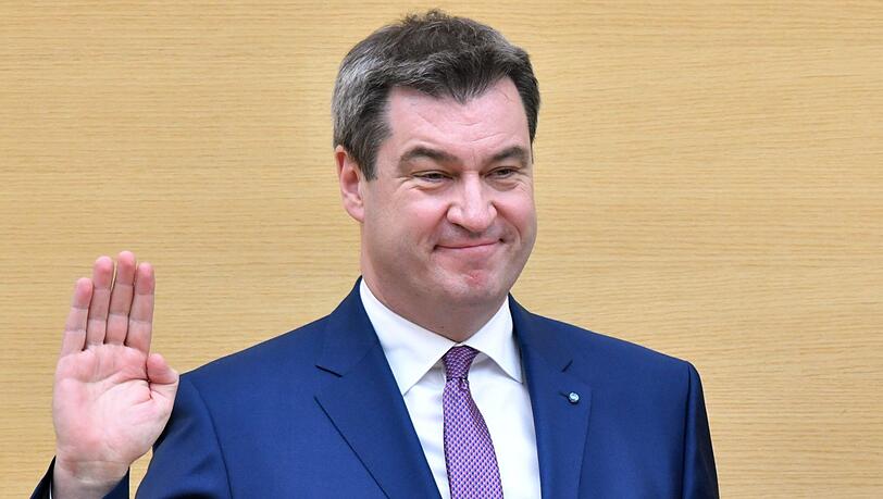 Seit sieben Monaten Ministerpräsident von Bayern: Markus Söder (CSU)