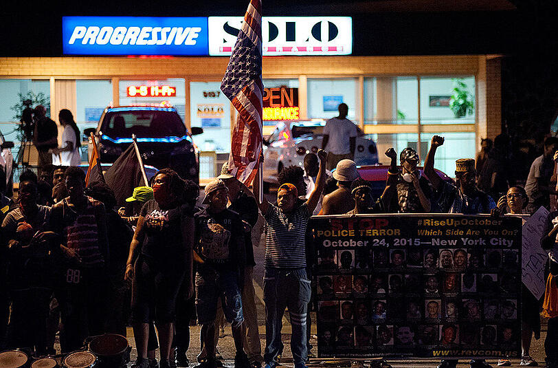 er Tod von Michael Brown Jr. in Ferguson entfachte Proteste gegen Polizeigewalt in den gesamten USA.