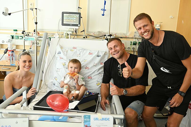 Emilia Bartoeck, Timo, Michael "Mimi" Kraus und Robert Laner.