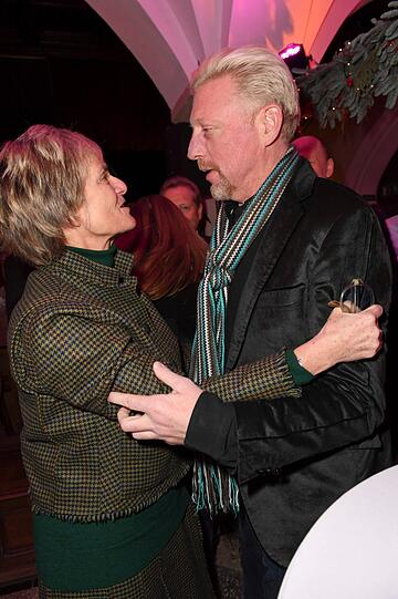 Fürstin Gloria von Thurn und Taxis mit Boris Becker