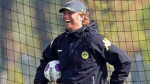 Der Gute-Laune-Trainer: Jürgen Klopp warnt vor dem Club.