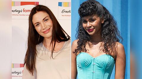 Tessa Bergmeier (l.) und Lijana Kaggwa kritisieren in einer neuen Doku die Zustände bei "GNTM".