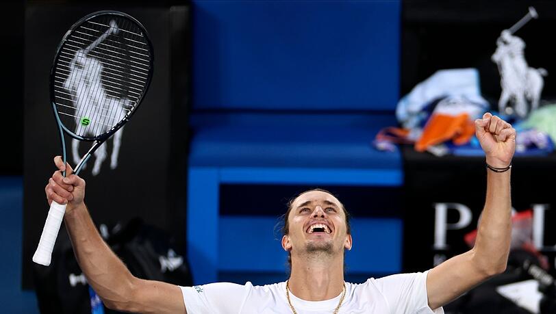 Trifft zu einer guten Uhrzeit für deutsche Tennisfans auf Carlos Alcaraz: Alexander Zverev.