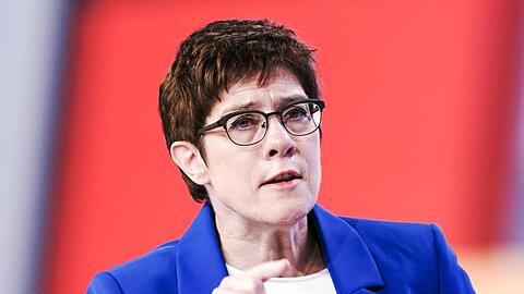 CDU-Chefin Annegret Kramp-Karrenbauer am 22 November beim Bundesparteitag in Leipzig.