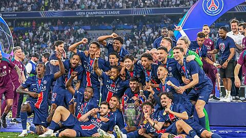 Paris feiert in Fr&ouml;ttmaning: Szene vom Finalabend 2025 in der Arena.