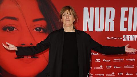 Regisseurin Sherry Hormann bei der Premiere ihres Films "Nur eine Frau" im Kino International.