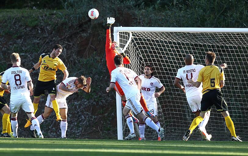 Der 1. FC Nürnberg im Testspiel gegen Sporting Lokeren