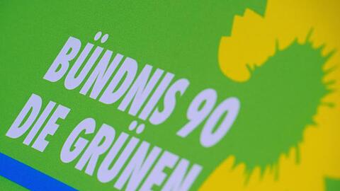 Das Logo von Bündnis 90/Die Grünen.
