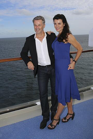 Timothy Peach und Nicola Tiggeler bei der alljährlichen "MS Europa meets Sansibar"-Party auf Sylt