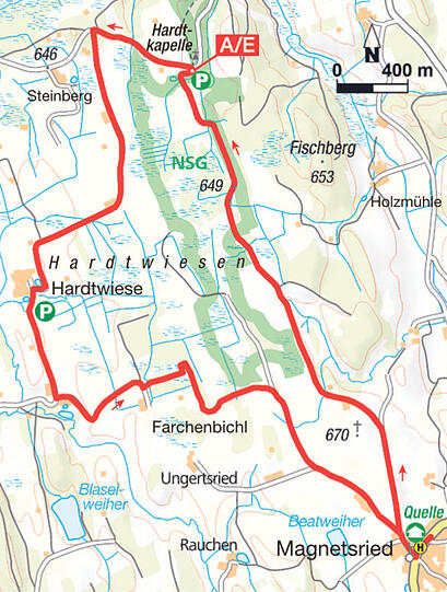 Die Wanderroute im Detail.