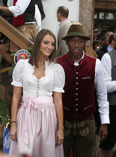 David Alaba mit Freundin Katja