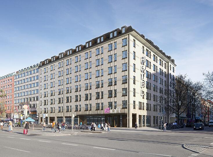 So soll das neue Hotel an der Bayerstraße aussehen.
