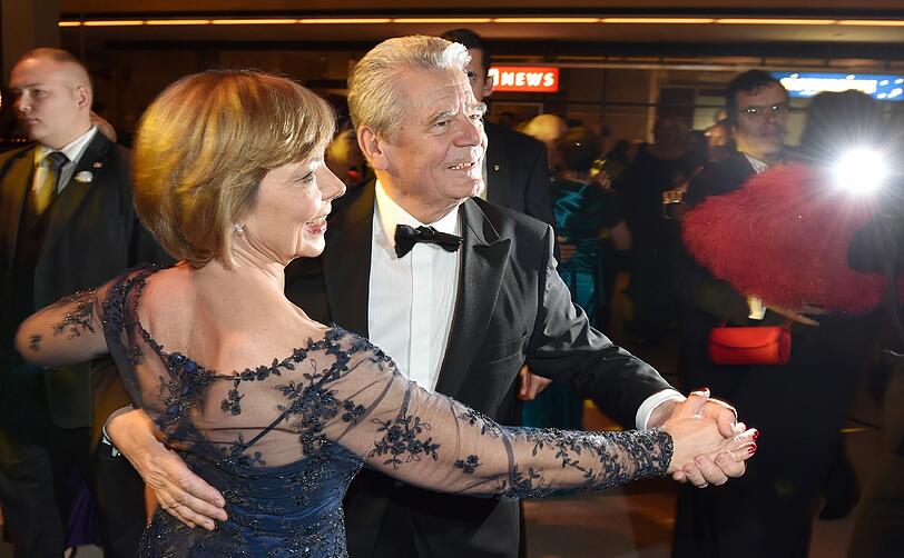 Bundespräsident Joachim Gauck und seine Lebensgefährtin Daniela Schadt