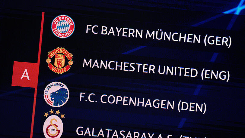 Manchester United, FC Kopenhagen und Galatasaray heißen die Gegner des FC Bayern in der Gruppenphase der Champions League. Manchester United, FC Kopenhagen und Galatasaray heißen die Gegner des FC Bayern in der Gruppenphase der Champions League.