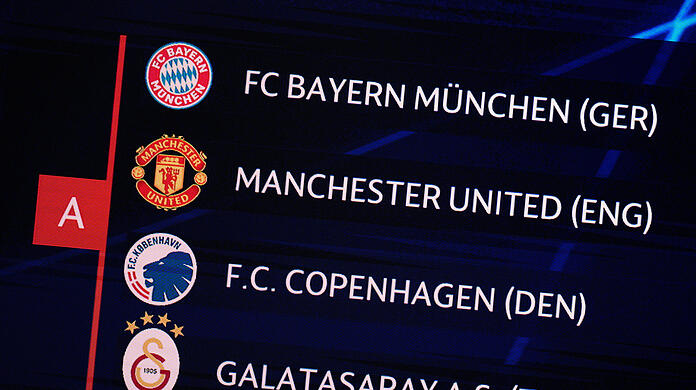 Manchester United, FC Kopenhagen und Galatasaray heißen die Gegner des FC Bayern in der Gruppenphase der Champions League.