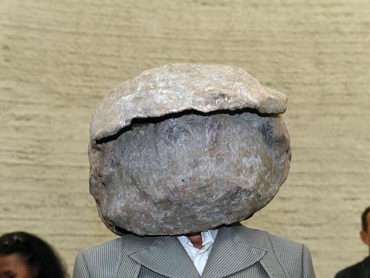 Die Künstlerin Natascha Süder Happelmann nimmt an der Eröffnung des deutschen Pavillon auf der Art Biennale Venedig 2019 teil.