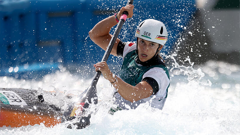 "Tanz auf dem Wasser": So sieht Ricarda Funk ihre Sportart, den Kanu-Slalom. Zuletzt probierte sie die neue Disziplin Boater-Cross aus. "Tanz auf dem Wasser": So sieht Ricarda Funk ihre Sportart, den Kanu-Slalom. Zuletzt probierte sie die neue Disziplin Boater-Cross aus.