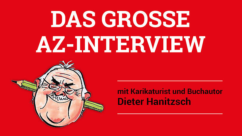 Dieter Hanitzsch, der beliebte Münchner Karikaturist, im Interview mit der AZ.