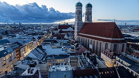 Münchens Innenstadt ist nicht sehr grün, auch sonst ist viel Fläche versiegelt.