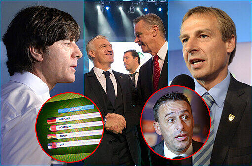 Das Wiedersehen: US-Coach Jürgen Klinsmann trifft auf die deutsche Mannschaft von Joachim Löw.