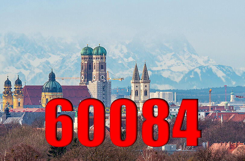 ...Euro beträgt das Bruttoinlandsprodukt eines Münchners im Schnitt.