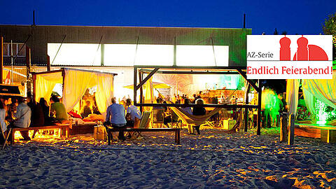 Einfach das Dasein genießen &ndash; das geht an den vielen Stränden in und um München wie hier am Beach 38 am Ostbahnhof.