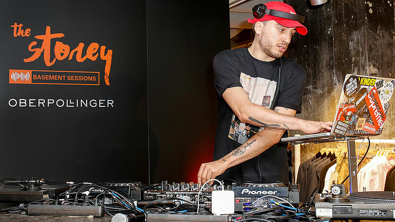 Impressionen vom Kick-Off der "The Storey Basement Sessions" im Oberpollinger.