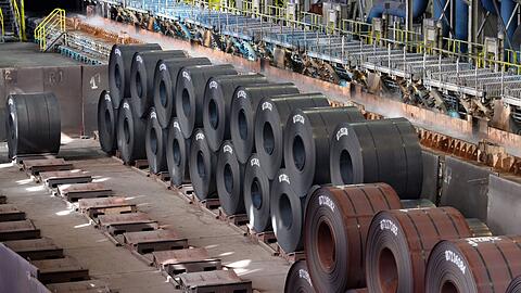 Die deutsche Industrie klagt sehr viel seltener &uuml;ber Materialmangel. (Archivbild)