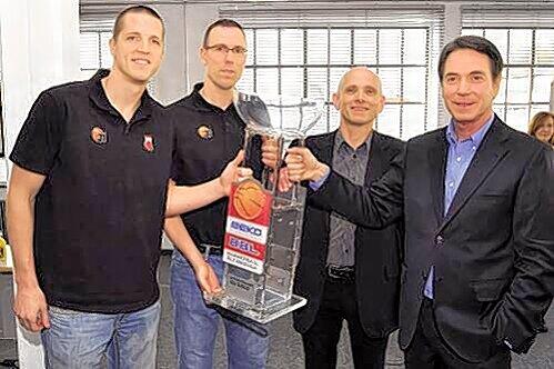 Wollen weiter Erfolge: Casey Jacobsen, Chris Fleming, Wolfgang Heyder und Michael Stoschek (v.l.).