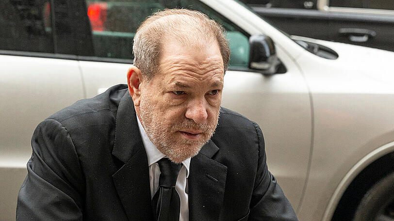 Harvey Weinstein bei seinem Prozess in New York