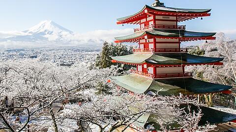 Der Winter in Japan ist etwas ganz Besonderes.