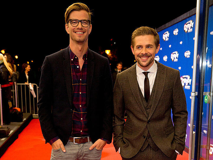 Joko (l.) und Klaas beim Deutschen Comedy-Preis 2013