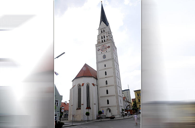 Die Stadtpfarrkirche St. Johannes Baptist in Pfaffenhofen an der Ilm
