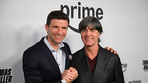 Thomas Müller und Joachim Löw