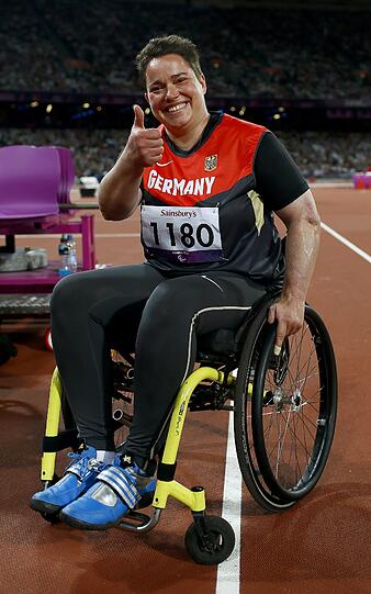 Goldmedaille: Birgit Kober