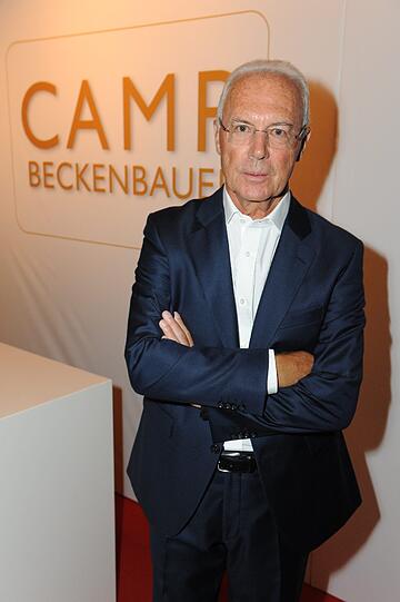 Der Gastgeber Franz Beckenbauer.