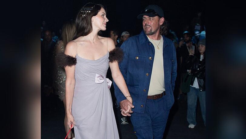 Lana Del Rey mit Ehemann Jeremy Dufrene in Paris.