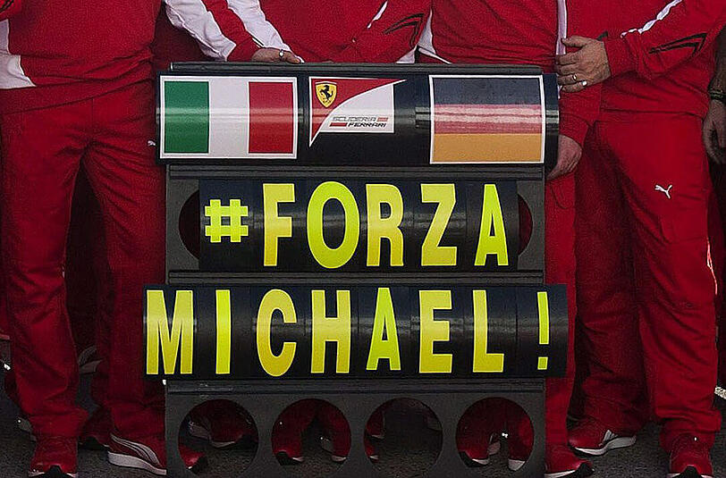 #ForzaMichael: Die Kampagne von Ferrari für ihren Rekordpiloten.