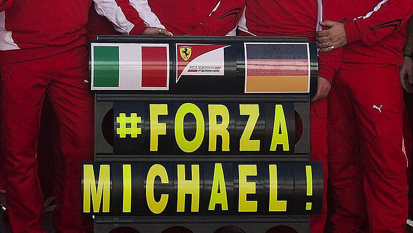 #ForzaMichael: Die Kampagne von Ferrari für ihren Rekordpiloten. #ForzaMichael: Die Kampagne von Ferrari für ihren Rekordpiloten.