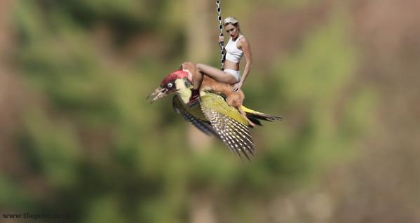 Miley Cyrus sitzt ausnahmsweise mal nicht auf einer Abrissbirne!