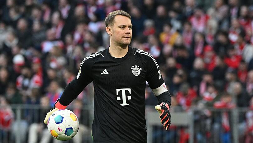 Münchens Torwart Manuel Neuer in Aktion.