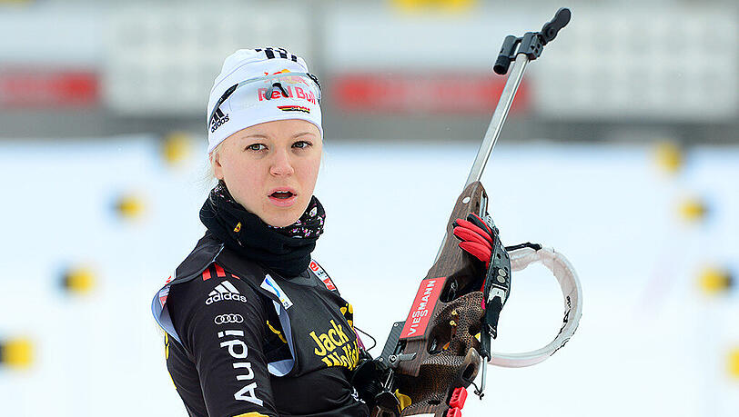 Biathletin Miriam Gössner ist bereit für die neue Saison. Biathletin Miriam Gössner ist bereit für die neue Saison.