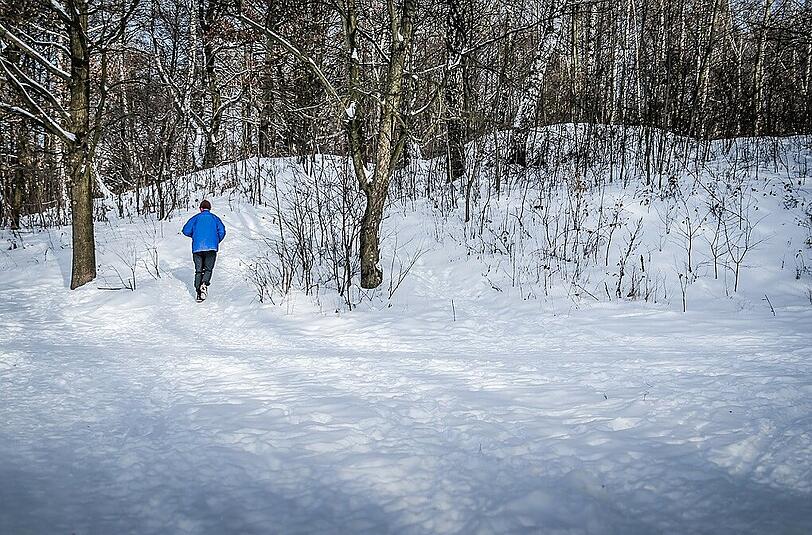 Joggen tut auch im Winter richtig gut.