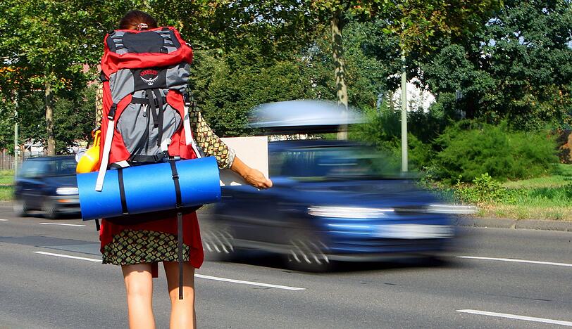 Trampen - vor allem bei jungen Leuten groß in Mode